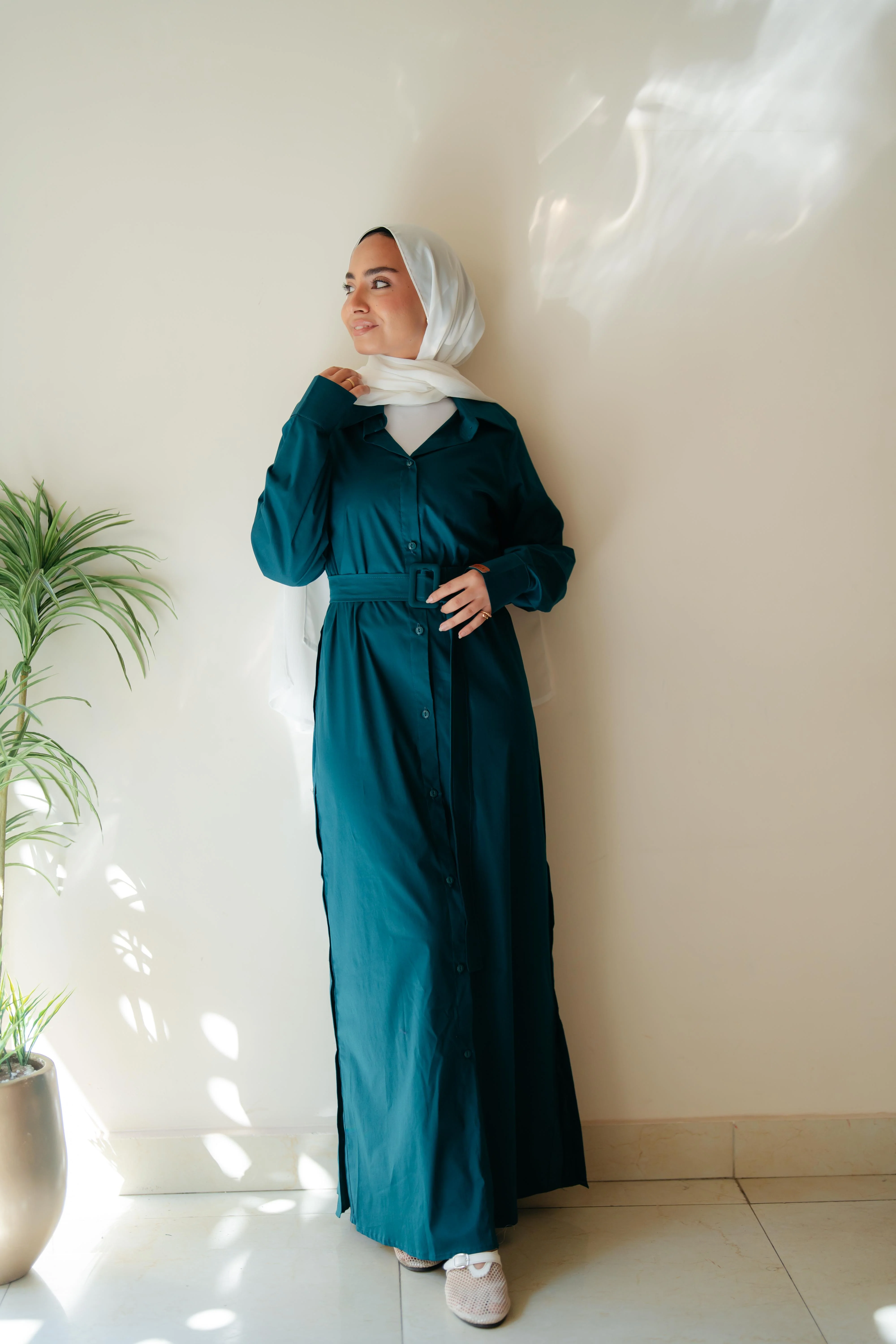 Double Side Buttons Dress - Image 24